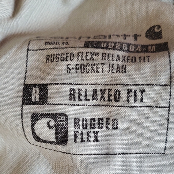 Carhartt Men's Denim Straight Leg Jeans - Picture 7 of 11